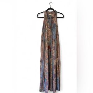 Elegant Paisley Maxi Paani Boho  Dress